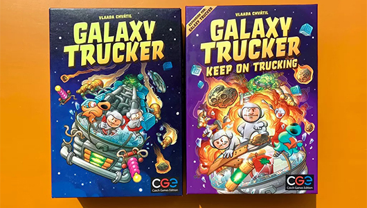 Доповнення Galaxy Trucker: Keep on Trucking та базова гра